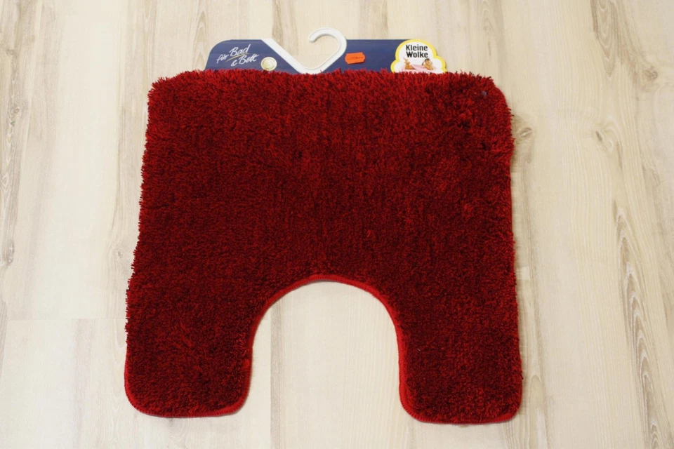 Badteppich Kleine Wolke Relax Rubin 55x55 Stand-WC Rot Badematte - Bild 1 von 1