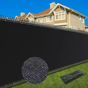 6X50FT Privacy Screen Fence, Heavy Duty Fencing Shade Cover, 170GSM 90% Blockage - Picture 1 of 7