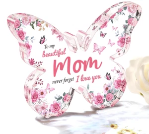 Mothers Day Gifts for Mom from Daughter Son: Unique Mom Birthday Gifts, Butterf - Picture 1 of 20