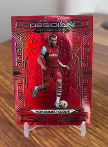 Mohammed Kudus 2023 2024 2023-24 Panini Obsidian Soccer #125 Red Flood /10 - Picture 1 of 2