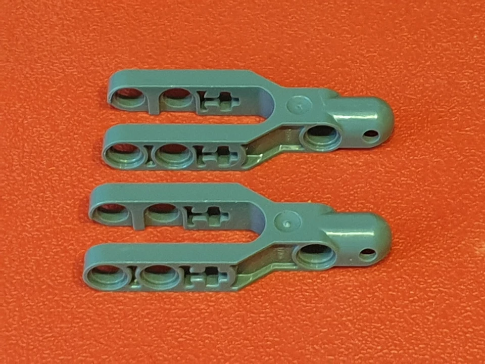 LEGO Technic 2x Lenkhebel 6 x 2 mit Kugelkopf #57515 dunkelgrau - Bild 1 von 1