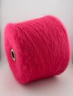 Luxurious Amaranth Fluff Wool Yarn Cone - Perfect For Knitting And Crocheting