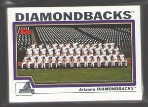 2004 TOPPS ARIZONA DIAMONDBACKS TEAM SET Carlos Quentin RC Randy Johnson Webb 28 - Picture 1 of 1