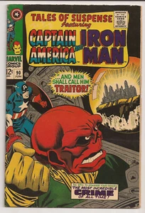 Tales of Suspense #90 (1967) FN+ Iron Man Capitán América Calavera Roja - Imagen 1 de 2