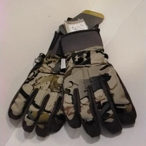 Under Armour UA Men's Mid Season WINDSTOPPER® Storm Barren Camo Hunt Gloves - Picture 1 of 7