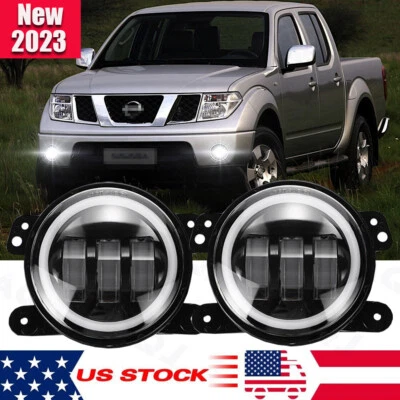 LED Fog Light Lamps For Nissan Frontier Titan Armada Navara 2005-2019 Left Right - Image 1 of 4