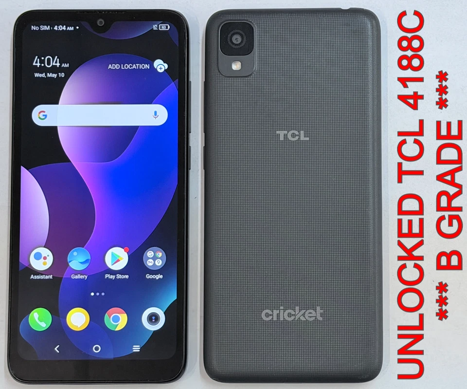 UNLOCKED TCL 30 Z Cricket 4188C 32GB 3GB Android Smart Phone / AT&T *B GRADE - Image 1 of 1