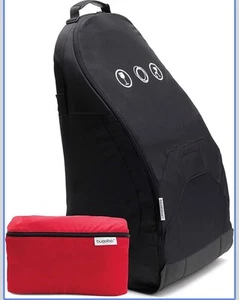 Bugaboo Compact Pushchair Transport Travel Bag Black&Red Lightweight VGC - Picture 1 of 6