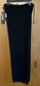Victoria’s Secret Cashmere Pants Black Amazing Comfort New W Tags C Notes - Picture 1 of 8