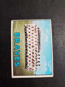 1967 Topps - Atlanta Braves #477 Teamkarte - Sehr guter Zustand Aaron - Bild 1 von 3