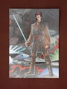 STAR WARS HERITAGE ETCHED FOIL CARD 2 ANAKIN SKYWALKER 2004 TOPPS - Bild 1 von 2