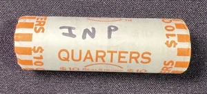 2002-P Indiana State Quarter BU Roll Original Machine Wrapped Brilliant Unc - Picture 1 of 4