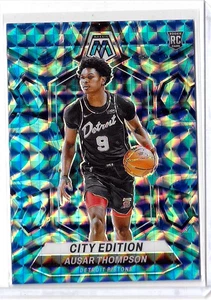 Ausar Thompson #290 Blue Mosaic Prizm 2023-24 Panini Mosaic - City Edition - Picture 1 of 3