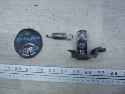 1990 Yamaha FJ1200 Y20965) rear brake pivot shaft with spring  - Image 1 of 4