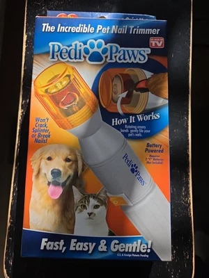 Pedi Paws The Incredible Pet Nail Trimmer Grinder & Groomer - Image 1 of 2