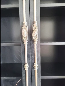 2 sets SMALL knob version 110 " Cabinet door CREMONE solid brass Rustic ILYA - Picture 1 of 11