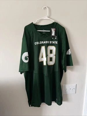 Men’s Under Armour Authentic Men's Colorado State Rams #48 Jersey #48 Sz 2XL NWT - Image 1 of 4