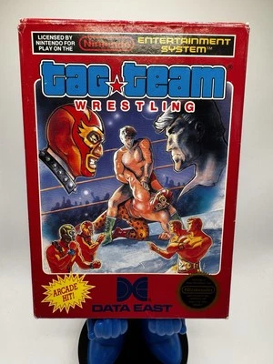 NES Tag Team Wrestling CIB Unpunched Hang Tab - Image 1 of 4