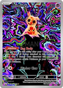 Mimikyu Trip Non Holo Pokemon Card VMAX EX GX ACG V Star custom - Picture 1 of 3