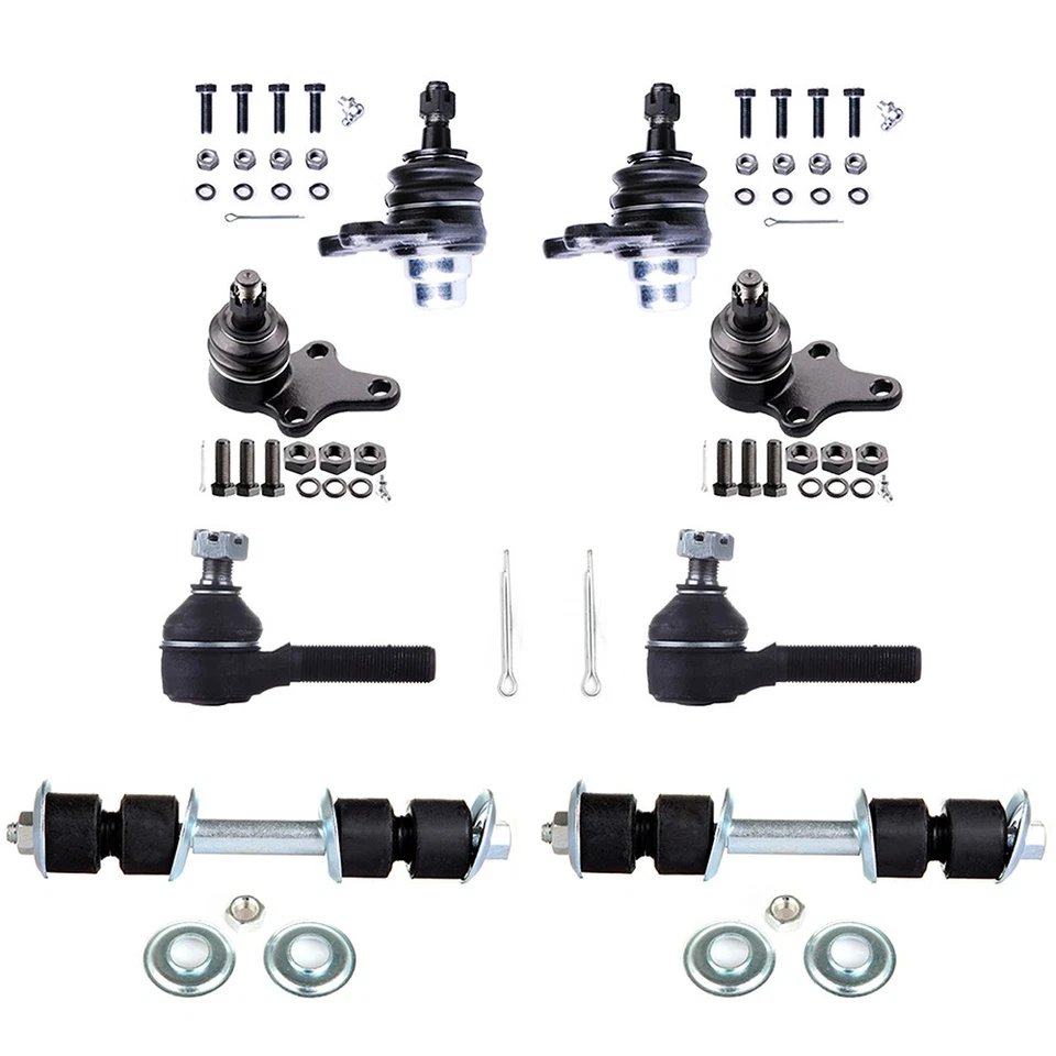 Kit de barras de amarre de rótulas delanteras suspensión tracción trasera camioneta Toyota 1989-1995 8 piezas Foto 1 de 1