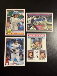2025 Topps Heritage Shohei Ohtani - 1976 Redefined 76R-16 SP + Base + Inserts - Picture 1 of 2