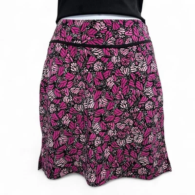 EP Pro Golf Skorts Womens 8 Pockets Purple Pink Butterfly Monarch Tennis - Image 1 of 4