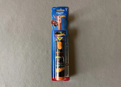 Cepillo de dientes eléctrico Orange Hot Wheels, cerdas redondeadas suaves, ¡nuevo en paquete! Foto 1 de 4