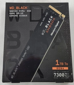 Disque SSD M.2 2280 Gen4 noir SN850X 1 To WD - Photo 1/3