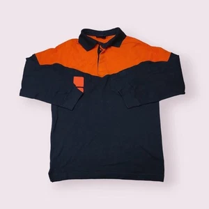 Paul & Shark Mens Polo Shirt Size M Blue Technical Long Sleeve Yachting - Picture 1 of 13