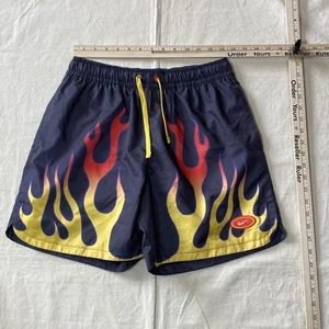 Nike Woven Flow Americana Flame Fire Mesh gefütterte Shorts Herren SM schwarz - Bild 1 von 6
