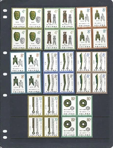 CHINA PRC 1982 ANCIENT COINS (T71) blocks of 4 VF MNH - Picture 1 of 1