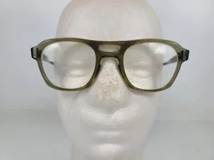 Vintage Retro American Optical 6 M Flex Fit Green Clear Glasses Goggles 787 - Picture 1 of 9