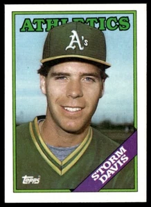 1988 Topps Storm Davis Oakland Athletics #248 - Picture 1 of 2
