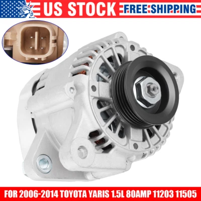 Alternator For Toyota Yaris 1.5L 2006 2007 2008 2009 2010 2011 2012 11203  11505 Foto 1 de 4