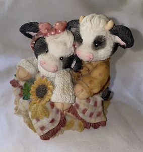 Mary’s Moo Moos „Hay Let’s Cuddle“ Love Sonnenblume Figur Rentner Kühe - Bild 1 von 5