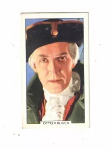 Gallaher Cigarette Card Portraits of Famous Stars 1935 No. 22 - Otto Kruger - Imagen 1 de 2
