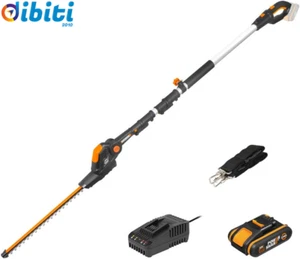 WORX 18V (20V MAX) Tagliasiepi Telescopico a Batteria PowerShare 2Ah, Cesoia Ele - Foto 1 di 12
