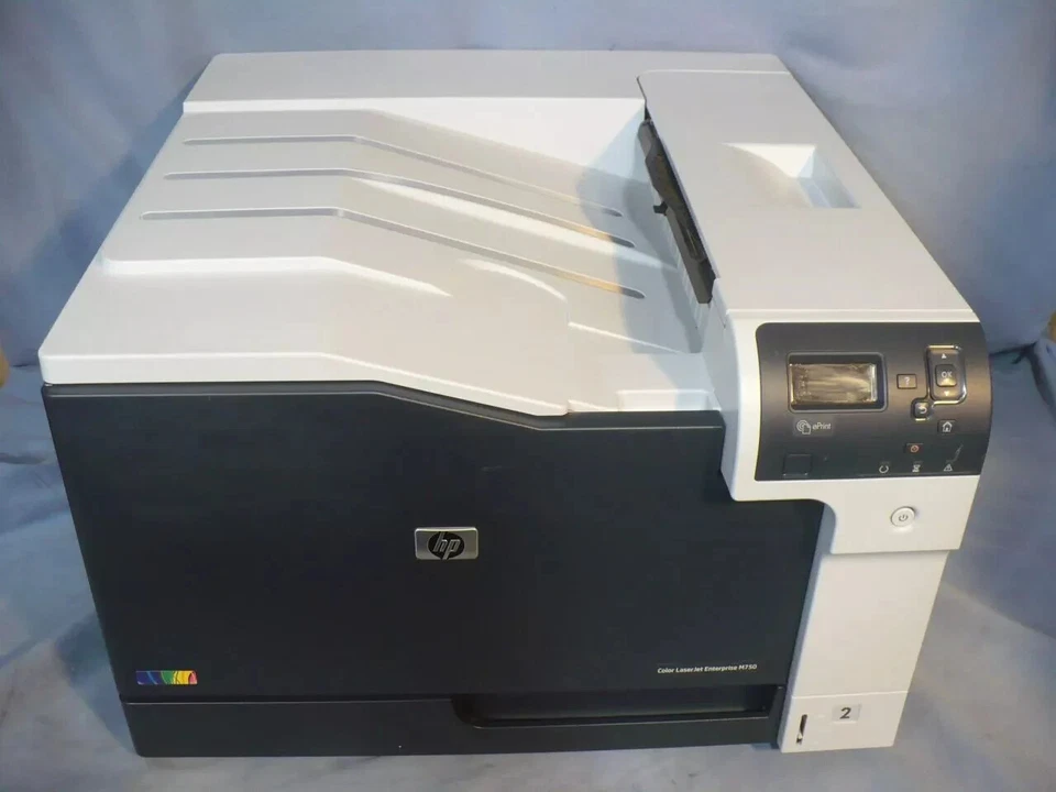 HP Color M750dn 11x17 Tabloid (90 days warranty) included, 15K page count - Image 1 of 1