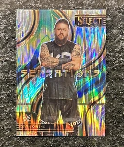 2023 Panini Select WWE KEVIN OWENS Sensations Silver Flash Prizm 18 Raw - Picture 1 of 1