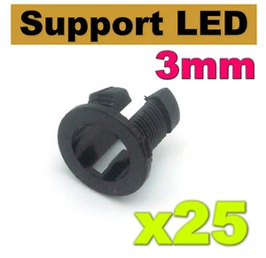 959/25# LED Halterung 3mm Modell 1 --- 25 Stück - Bild 1 von 1