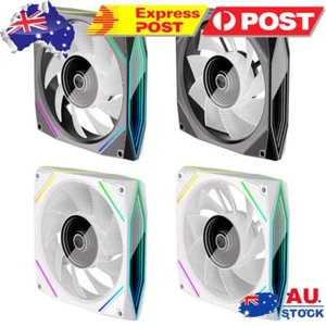 120mm ARGB Computer Chassis Fan 4pin PWM Chassis Cooling Fan Cooler for PC Case - Photo 1/24
