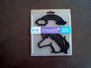 Stash Foam Stamps  Unique, Stamps  Double The Fun ( NEW ) - Picture 1 of 1