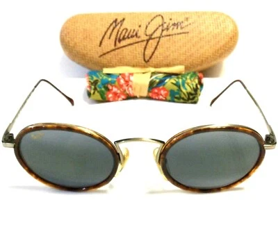 ÓCULOS DE SOL RARO MAUI JIM SEABREEZE Tartaruga com Lentes Polarizadas Bronze MJ 184-16 - Imagem 1 de 4