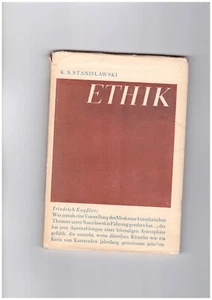 STANISLAWSKI : ETHIK HS. WIDMUNG B. BARLOG AN CURT RIESS DT. EA 1950 - Bild 1 von 1