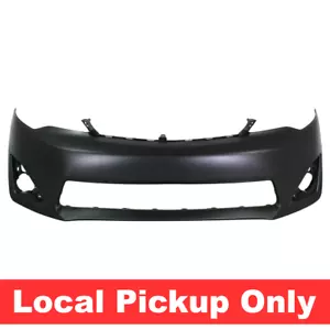 New Front Primed Bumper Cover For 2012-2014 Toyota Camry L LE XLE TO1000378 - Picture 1 of 9