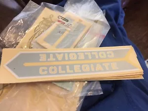 NOS Schwinn Collegiate Aufkleber - Bild 1 von 1