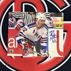 Stephane Matteau Signed New York Rangers Inscribed 8X10 Photo Autographed