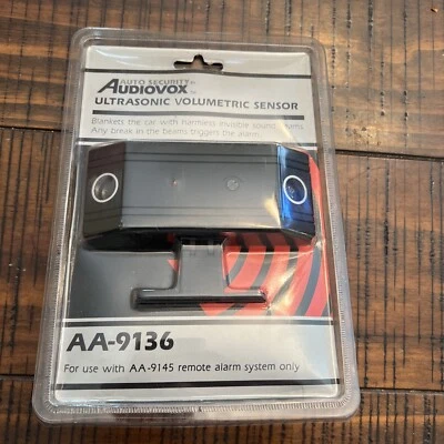 Audiovox Ultrasonic Volumetric Sensor AA-9136 Auto Security remote alarm system - Image 1 of 4
