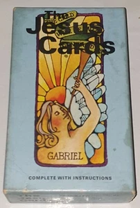 THE JESUS DECK ILLUSTRATED 54 CARD GAME COMPLETE BOX INSTRUCTIONS 1973 Vintage - Picture 1 of 9
