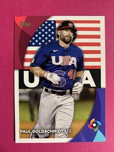 🐶 2023 Topps World Baseball Classic Stars Paul Goldschmidt #WBC-2 USA Series 2